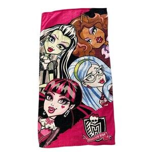 Monster High 2013 Beach/Bath Character Towel Officially Branded